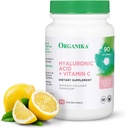 Organika Hyaluronic Acid Supplement ja C-vitamiini (90 Vihanneskapselia): Symioottinen Joint Wellness, Collagen, & Skin Hydration Powerhouse - Enhanced Hyaluronic Acid lisäravinteet liikkuvuutta ja kauneutta