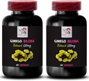 Ginkgo biloba Leaf Edut - Ginkgo BILOBA Extract - Natural Extract antioksidantti, kasviperäinen antioksidantti tuote, Ginkgo biloba antioksidantti Boost, Ginkgo antioksidantti Formula 2 pullo 120 kapselia
