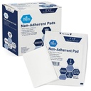 MED PRIDE Sterile Non Stick Pads for Haavojen hoito ja haavat, Erittäin absorbentti, kivuton poisto, henkilökohtaisesti kääritty (3x4 tuuman (Pack of 100))