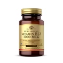 Solgar Sublingual B12 1000 mcg - 100 Nuggets - Ei-GMO, Vegaani, Gluteeniton, Dairy Free, Kosher - 100 tarjoilua
