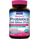Luonnollinen elinvoima Probiootit naisille, 100 miljardia PMY 18 kanta, prebiootit ja probiootit, karpalo, C-vitamiini & B6 P5P, emätin & ruoansulatusterveys, ei kylmässä, 60 kapselia