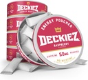 Deckiez Energy Puches, 5 tölkit (100 tarjoilua), sokeriton kofeiini täydentää, kahvipussit & energiajuoma Vaihtoehtoinen, 50 mg kofeiini pussit, vadelma maku