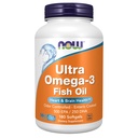 Now Foods lisäravinteet, Ultra Omega-3 Molecularly Tislattu ja Enteric päällystetty, 180 Softgels