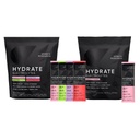 Urheilu Tutkimus Hydrate Electrolytes Combo Pack - Sokeriton ja luonnollisesti maustettu vitamiineja, Minerals, ja Coconut Water - Tukee Hydraation - 32 Packets - Vadelma sitruunamehua määräävä maku