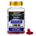 Nikoni Liposomal NAD+ 2000 mg yhdessä TMG:n ja Pterostilbenen kanssa, tukee tervettä ikääntymistä-60 Softgels