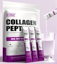 2X Boost Collagen Peptides Powder for Skin Hair Nail joints Terveys, Ultra korkea imeytyminen Kollageeni Powder hydrolysoitu tyyppi 1 & 3 + VC, makuamaton Collagen täydentää naisille ja miehille, 30 tarjoilua
