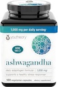Generic Ashwagandha Supplement Organic KSM-66 Ashwagandha Kasvissyöjä Supplement 180 kapselia, 1000mg per päivittäinen tarjoilu, auttaa tukemaan Terve Stressinhallinta vastaus, selkeä