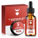 Parrankasvupaketti - 2X Keskittyminen Biotiini miehille, luonnolliset ainesosat Argan Oil, Jojoba öljy ja vitamiini (Vanilla)