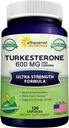 aSquared Nutrition Turkesterone Supplement 600mg - 120 kapselia - Ajuga Turkestanica Extract Powder - Turkesterone Supplement Complex Pills - Natural Formulation