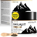 Shilajit Hartsi, Himalayan Shilajit Organic - 600 mg Potency Gold Grade, Shilajit miehille & naisille 85+ Trace Minerals & Fulvic Acid, for Stamina, Immuniteetti & Vahvuus, 50 Serving (30g)