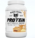 Black Magic Multi-Source Whey Protein Powder - Whey, Egg, Casein Complex Enzymes & MCT: n Keto, Low Sugar Pre/Post workout Honey Graham Crackers Flavor 24g 2 LB, pakkaus 1