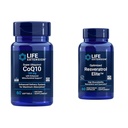 Life Extension Super Ubiquinol CoQ10 60 Softgels ja optimoitu Resveratrol Elite 60 Kasvissyöjä Kapselit Bundle