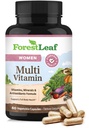 ForestLeaf Päivittäinen monivitamiini naisille, useita vitamiineja naisille - naisten monivitamiinit ja moniminerals täydennysosa ... Kaikki olennaiset vitamiinit tarvitaan terveyden ja energian 60 Veg Caps