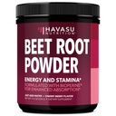 Luomujuurijauhetta B12-vitamiinilla ja koryceps-typpioksidilisällä - Beetroot Powder for Energy & Post Treout Recovery - Sekoita veteen tai smoothies, Cherry Berry Flavor - 30 tarjoilua