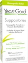 JeastGard Advanced Homeopatic Jeast Infektio emätin Suppositories - 10 count Box