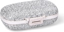 1Pack Travel Pill Organizer, 8 Osat Kannettava pilleri tapauksessa, pieni pilleri laatikko taskulaukku Kannettava lääke Vitamiini Container (Hopea)