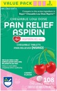 Rite Aid Pieni annos aspiriinia 81 mg, purutabletteja Kipua Reliever, kirsikka, 3 pulloa, 36 kreivi Each (108 kreivi yhteensä) .