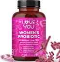 Love You Womens Probiootti, Ph Balance, Ut, Feminine, emättimen terveys täydentää, digestiivinen, Pre + Pro + Postbiootti, Viivästynyt julkaisu, 60 miljardia Live PMY, 8-strain Probiootti Blend, 30 Veg Caps Servings