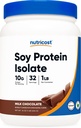 Nutricost soijaproteiinijauhe, 1 LB suklaa, 10 gramman proteiini per tarjoilu, kasvissyöjä, ei-GMO & gluteeniton