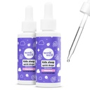 Wink Well Lapset Liquid Melatoniinin Drops, Natural melatoniini Drops lapsille 1 mg Per Serving Liquid Melatoniini lapsille, Drug-free ja non-Habit muodossa (2 pakkaus)