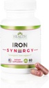 Terveys Koska se on syytä olla Iron Syn3rgy täydentää lääkäri Formuloitu kapselit rauta, kupari, juurikas, C-vitamiini 60 kapselia