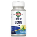 KAL Litium Orotate ActivMelt 5mg, kelated Litium Optimaalisen imeytymisen ja hyötyosuuden, terveen mielialan tuki, luonnollinen sitruunan lime maku, pikainen liuotus Tabletit, 90 tarjoilua, 90 mikrotablettia