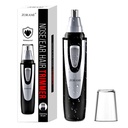 Korva ja nenä hiukset Trimmer Clipper - 2025 Professional Kivuton kulmakarva ja kasvot hiukset Trimmer miehille Naiset, Paristo-operoitu Trimmer IPX7 vedenpitävä, Dual Edge terät helppo puhdistaa musta