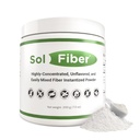 SolFiber Prebiotic Powder Supplement, ei-GMO Vaihtoehto kuitu Gummies, Tukee digestiivinen terveys, helppo sekoittaa ja erittäin keskittynyt kuitu jauhe, 7 Ounces, 60 tarjoilua