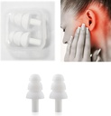 Tinnitus Relief for Rening Ears, Tinnitus Relief Device, Anti Tinnitus Relief Ear Clip, Device Stop korvan soimista, Tinnitus Earplug korvan soimista, Kolme kerrosta melua vähentää korvatulpat (1 pari)