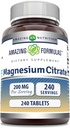 Hämmästyttävä kaava Magnesiumsitraatti 200 Mg tablettia ... Mineraalilisä...