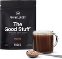 Wellness Good Stuff Focus Mocha Coffee Booster ... Nootrooppinen Collagen Creamer MCTs for Focus, Energy & Wellness...