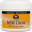 Source Naturals MSM Cream - Sisältää E-vitamiinia ja Ginkgo - 2 oz
