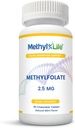 L-Metyylifolaatti 2,5 - L-5-MTHF Magnafolaatti-C (2500 mikrog/tabletti) - [90 purutablettia]