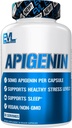 Evlution Pure Apigenin Supplement Kamomile Extract - Rentouttava Apigenin 50mg Bioflavonoidi Stressi ja mieliala Tuki ravitsemus Korkea Biosaatavana Vegaani ei-GMO Herbal Sleep Supplement