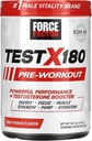 FORCE FACTOR Test X180 Pre-Workout Powder & Energy Supplement, Boost Focus & Endurance, Build Muscle & Strength, Typpioksidilisä Ashwagandaha & L-sitrulliini, hedelmämehu, 30 tarjoilua