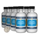 Kalsiumkarbonaatti / 1,5 kiloa / 8 pulloa / 97,55% Pure Food Grade/Fine Powder