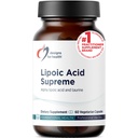 Designs for Health Lipoic Acid Supreme - 300 mg Alpha Lipoic Acid with Taurine - Vegan, non-GMO ALA Supplement (60 kapselia)