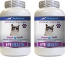 cat Eyesight Supplement - Cats Eye Health Complex - Advanced Formula for Eye Sight - Immuuni Boost - Mustikka kissalle - 2 pullo (120 tablettia)