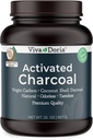 Viva Doria Neitsyt Aktiivinen hiilihiilijauhe, Coconut Shell Derived, Food Grade, 32 Oz