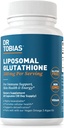 Tobias Liposomal Glutatione, 500 mg Per Serving - Erittäin biologisesti käytettävissä oleva Glutatione Supplement, Tukee energiaa, ihoa ja immuuni terveyttä - Vegaani, Gluteeniton, 60 kapselia, 30 tarjoilua