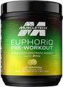 Pre Treenout Powder MuscleTech EuphoriQ PreWorkout Smart Pre Treenout Powder for Men & Women Coffeine Metabolite Stained with Paraxante Yuzu Lemonade (20 Servings)