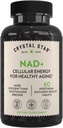 Crystal Star NAD+ (60 tablettia) - Patentoitu NAD solujen energia & terveenä ikääntyminen - Kliinisesti todistettu tehokkaampi kuin Nikotinamidi Ribosidi - 30 päivän tarjonta - ei-GMO