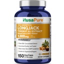 NusaPure Longjack Tongkat Ali 260,000 mg 150 Kasvis Caps (ei-GMO, gluteeniton) Bioperine