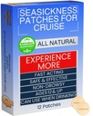 Sea Patrick Patches for Cruise - Kaikki Natural Motion Cruption Relief for Cruise - Non Drowsy Behind Ear Seasicness Solution for Cruise