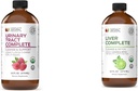 Complete Natural Products Virtsatie Täydellinen 12oz & Maksa Complete 16oz Bundle
