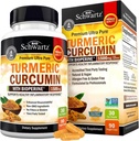 BioSchwartz Turmeric Curcumin 1500 ja Sambucus Elderberry sinkkiä ja C-vitamiinia