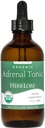 Herb Lore Organic Adrenal Tonic Tincture - Herbal Adrenal Support Supplement - Adaptogen Drops Ashwagandha, Rhodiola & Eleuthero - Alkoholiton - 4 Fl Oz