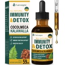 Cocolmeca Bark Immuniteetti & Detox Drop, Herbal Extract Polypodium Leucotomos Sarsaparilla Milk Thistle Supplement Support Detoxification, Immunomy System, Dgestive Health. 2oz