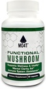 Toiminnallinen sieni Shiitake, Lions Mane, Maitake, Chaga- Vitality, Clarity & Immuno Assistance - 60 kapselia