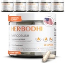 Meno- Menopause Hormonaalinen tasapaino naisille, Estrogeeni Soy Isoflavones Menopause Supplement for Women, Ashwagandha, Black Cohosh Hot Flass Menopause Relief, Night Sweats Relief 360Caps